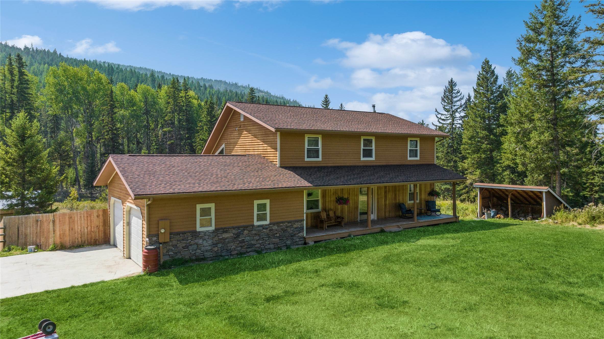 Single Family Homes for Sale at 118 Bales Creek Trail, Kila, Montana 59920 United States