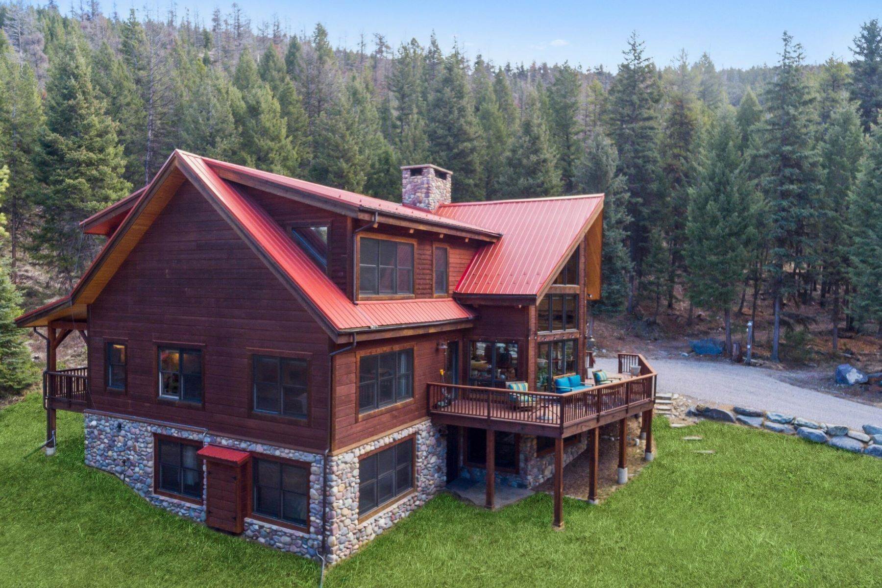 4. Single Family Homes for Sale at Extraordinary Timber Frame Home Extraordinary Timber Frame Home, Kila, Montana 59920 United States