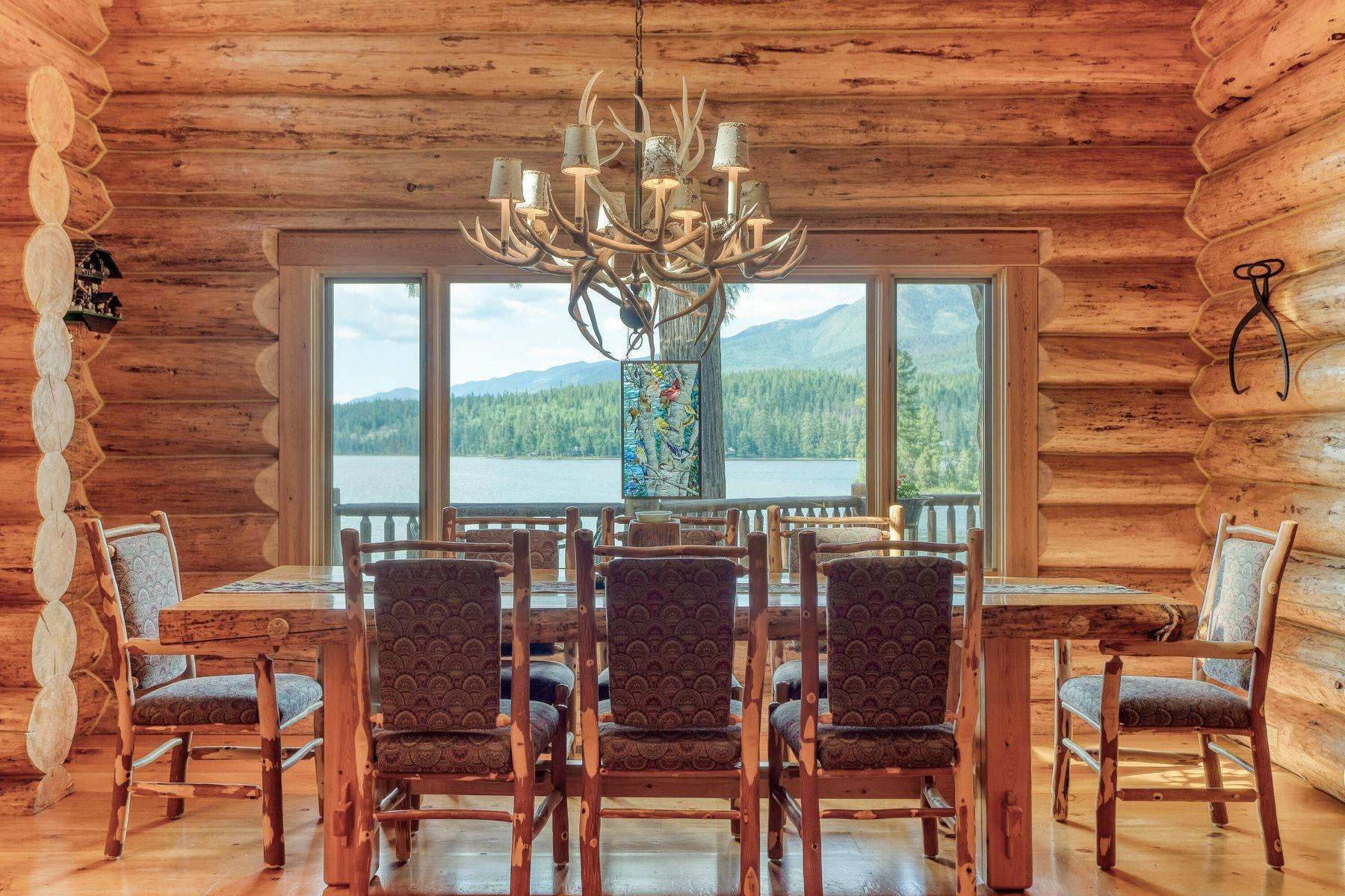7. Single Family Homes for Sale at Majestic Home on Swan Lake 17292 West Swan Shores Road Bigfork, Montana 59911 United States