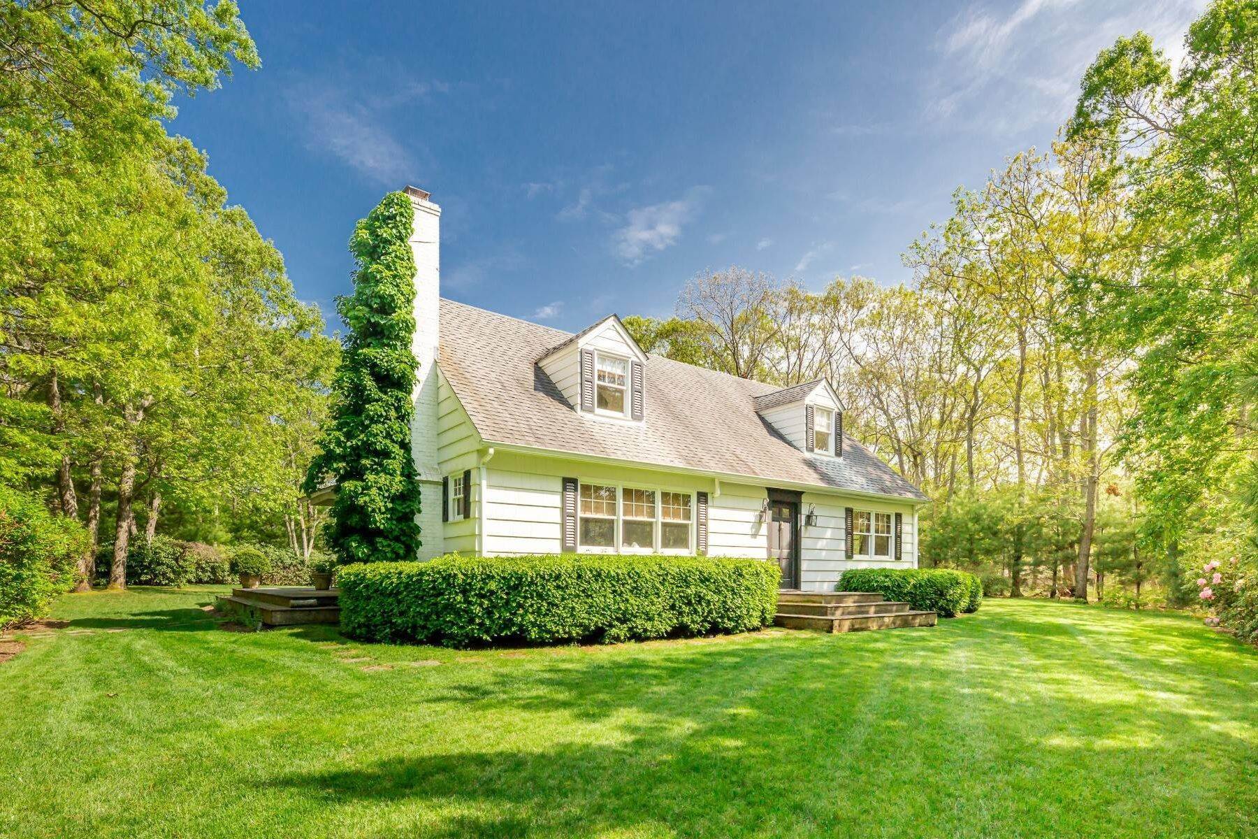 Single Family Homes for Sale at Supremely Stylish Cape with Magical Grounds Supremely Stylish Cape with Magical Grounds, East Hampton, New York 11937 United States