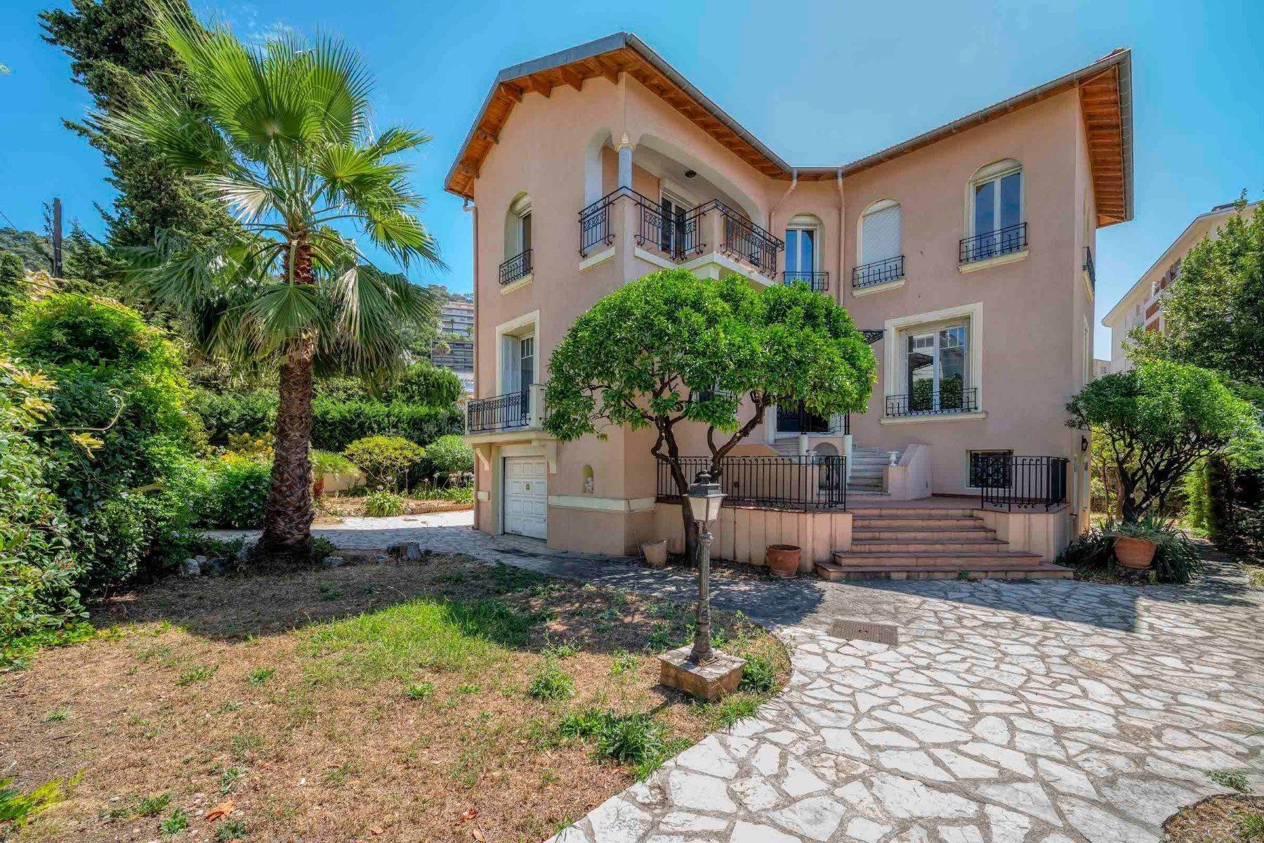 Single Family Homes for Sale at Nice Le Port - Epoque villa in secure domain Nice Le Port - Epoque villa in secure domain, Nice, Provence-Alpes-Cote D'Azur 06300 France